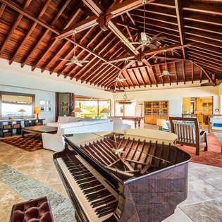 Living Room at PIE CDP, Beach Side/Baie Longue, St. Martin