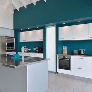 Kitchen at WV FLA, Flamands, St. Barthelemy