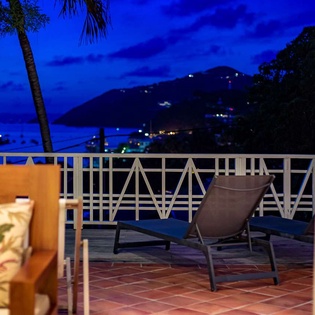 The view from WV LKJ, Gustavia, St. Barthelemy