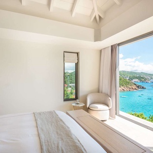 Bedroom at WV BCA, Corossol, St. Barthelemy