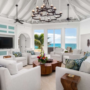 Living Room at TC EMA, Turtle Tail, Turks & Caicos