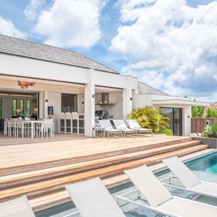 Deck at WV BST, Lurin, St. Barthelemy