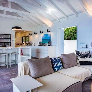 Interior of WV SUM, Pointe Milou, St. Barthelemy