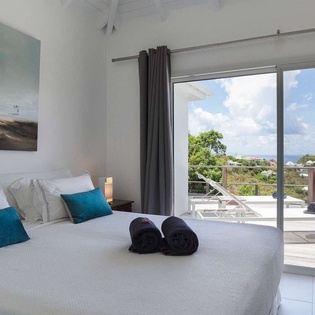 Bedroom at WV RIV, Flamands, St. Barthelemy