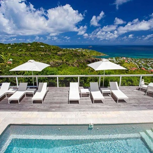 Villa Pool at WV ABB, Vitet, St. Barthelemy