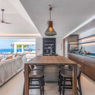 Kitchen at WV REP, Lorient, St. Barthelemy