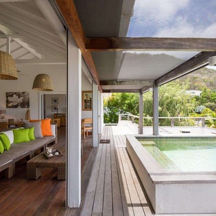Terrace at WV BOU, Pointe Milou, St. Barthelemy