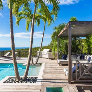Deck at WV MER, Gouverneur, St. Barthelemy