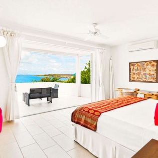 Bedroom at RIC LIM, Little Harbour, Anguilla