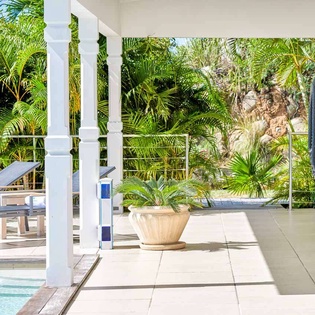 Terrace at WV ANK, Colombier, St. Barthelemy