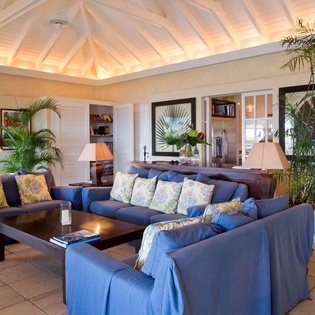 Living Room at WV AMI, Lurin, St. Barthelemy