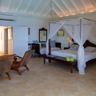 Bedroom at WV TOR, Lorient, St. Barthelemy