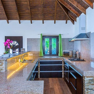 Kitchen at WV ISA, Flamands, St. Barthelemy