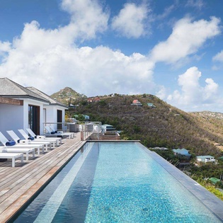 Villa Pool at WV CAA, Pointe Milou, St. Barthelemy