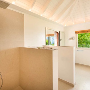 Bathroom at WV LLA, St. Jean, St. Barthelemy