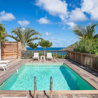 Villa Pool at WV ART, Flamands, St. Barthelemy