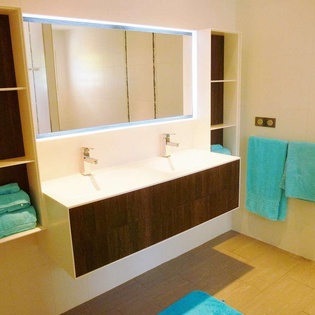 Bathroom at WV SAJ, Lorient Beach, St. Barthelemy