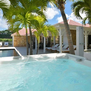 Jacuzzi at WV KRL, St. Jean, St. Barthelemy