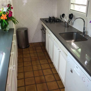 Kitchen at WV JCC, Pointe Milou, St. Barthelemy