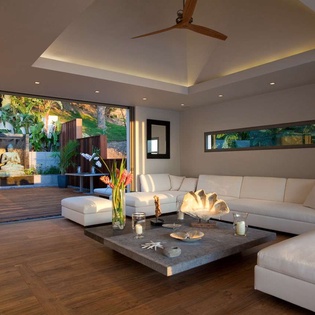 Living Room at WV VIT, Lurin, St. Barthelemy