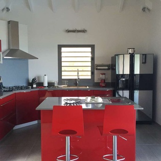 Kitchen at WV SUA, St. Jean, St. Barthelemy
