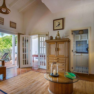 Living Room at WV LKJ, Gustavia, St. Barthelemy