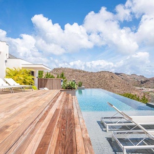 Villa Pool at WV BST, Lurin, St. Barthelemy