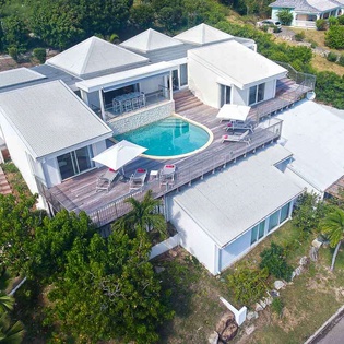 Aerial photo of PIE OCV, Hillside/Orient, St. Martin