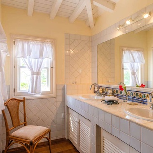 Bathroom at WV MGO, Colombier, St. Barthelemy