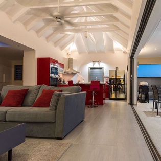 Living Room at WV SUA, St. Jean, St. Barthelemy