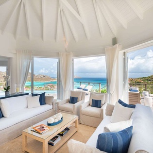 Living Room at WV RIG, St. Jean, St. Barthelemy