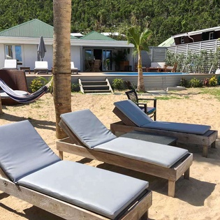 Beach at WV VMG, Flamands Beach, St. Barthelemy