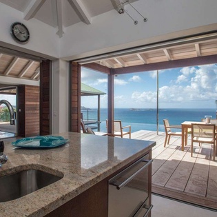 Kitchen at WV GEA, Petite Saline, St. Barthelemy