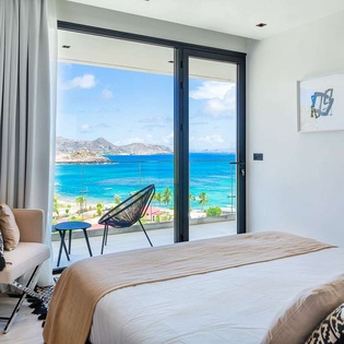 Bedroom at WV TAR, Camaruche, St. Barthelemy