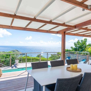 Terrace at WV BEL, Vitet, St. Barthelemy