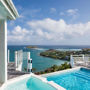 Villa Pool at WV MLA, Marigot, St. Barthelemy