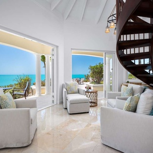Living Room at TC EMA, Turtle Tail, Turks & Caicos