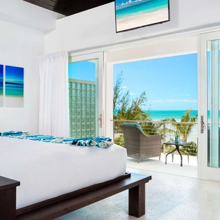 Bedroom at TC SAR, Ocean Pt/Taylors, Turks & Caicos