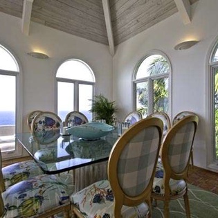 Dining Room at WV BEV, Mont Jean, St. Barthelemy