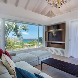 Living Room at WV NGE, St. Jean, St. Barthelemy