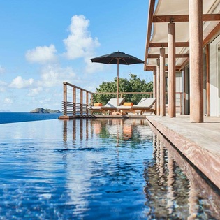 Villa Pool at WV MAA, Pointe Milou, St. Barthelemy