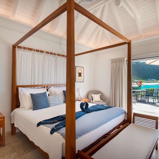 Bedroom at WV TCK, Flamands Beach, St. Barthelemy