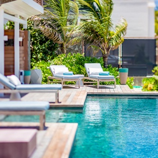 Jacuzzi at WV BLE, Grand Cul de Sac, St. Barthelemy