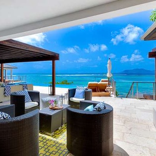 Veranda at AXA KAM1, Little Harbour, Anguilla