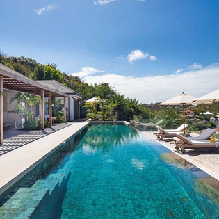 Villa Pool at WV LER, Colombier, St. Barthelemy