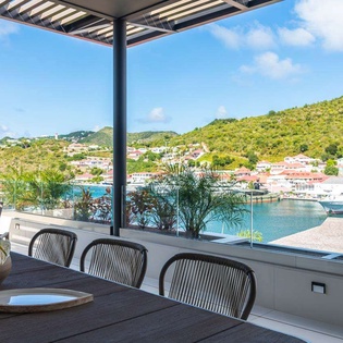 Terrace at WV PTG, Gustavia, St. Barthelemy