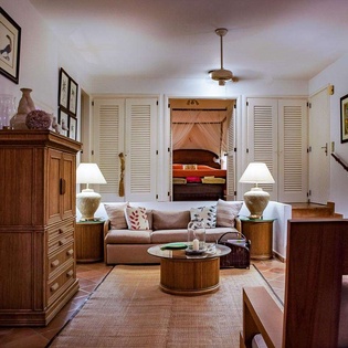 Living Room at WV LKJ, Gustavia, St. Barthelemy