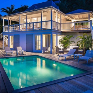 Villa Pool at WV ART, Flamands, St. Barthelemy