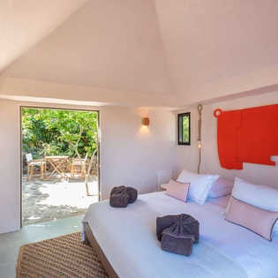 Bedroom at WV MNT, Pointe Milou, St. Barthelemy