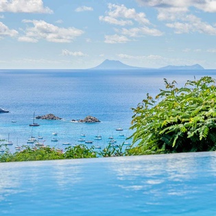 The view from WV ANK, Colombier, St. Barthelemy